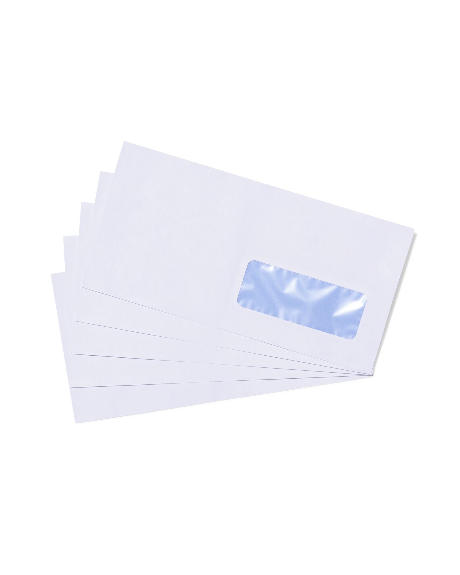 enveloppe DL fen&ecirc;tre droite blanc - 50 pi&egrave;ces - 14100159 - HEMA