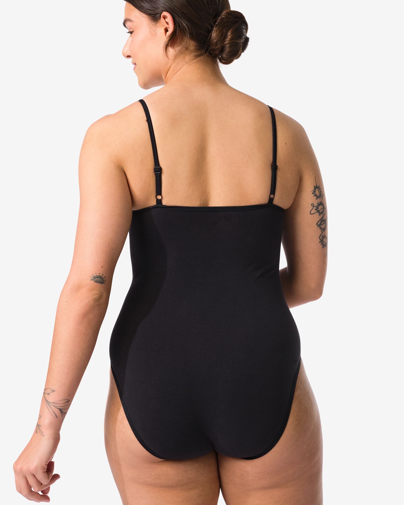 figurfreundlicher Damenbody, Baumwolle schwarz schwarz - 21510234BLACK - HEMA