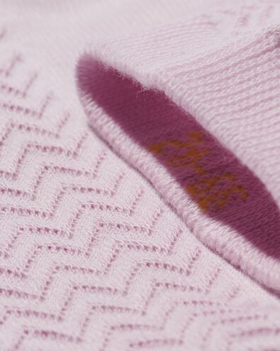 chaussettes femme avec coton violet 39/42 - 4210072 - HEMA