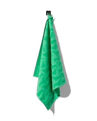 essuie-mains 50x50 coton vert - 5450035 - HEMA