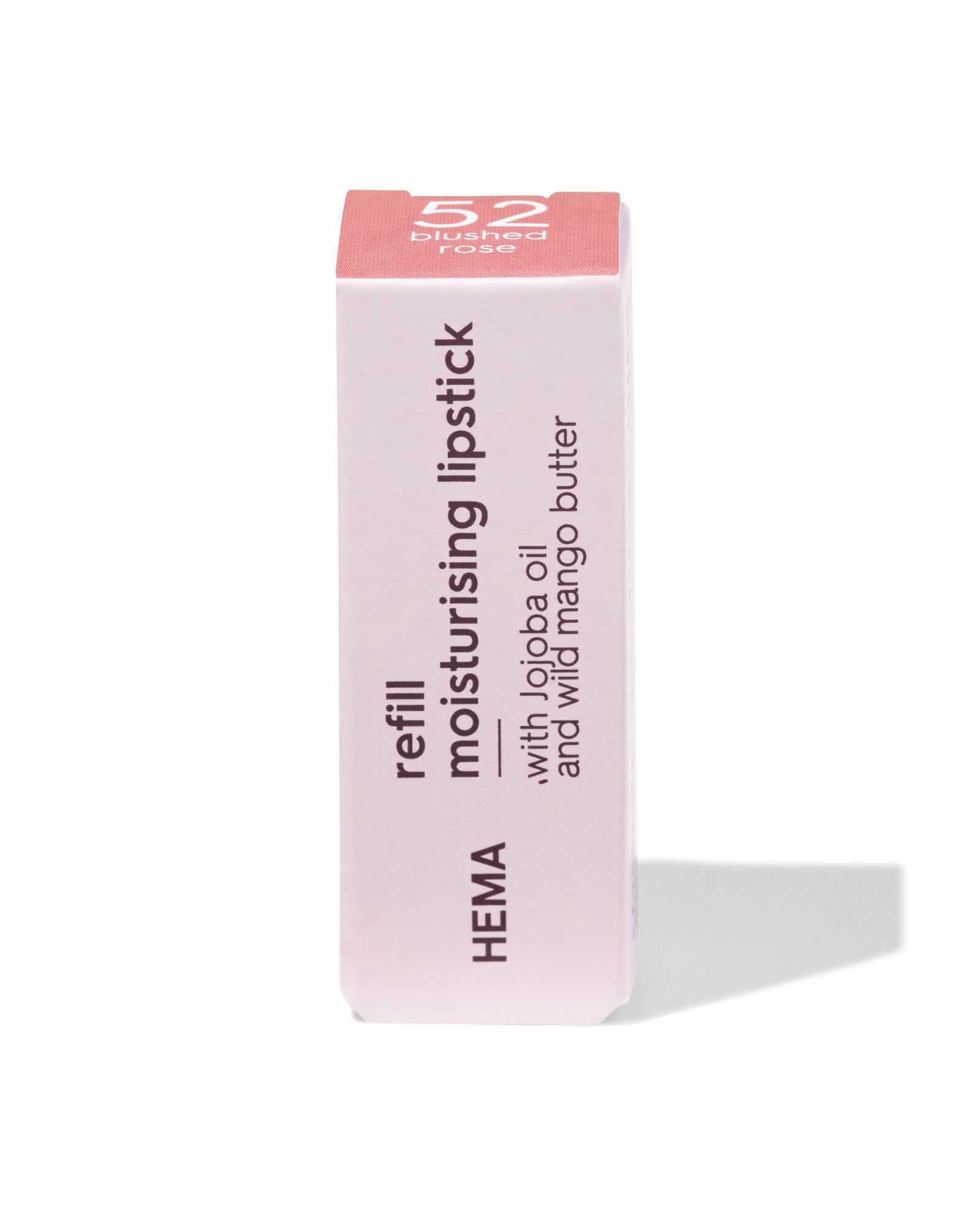 navulling moisturising lipstick 52 blushed red - creamy - 11230452 - HEMA