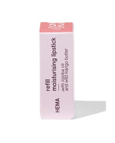 navulling moisturising lipstick 52 blushed red - creamy - 11230452 - HEMA