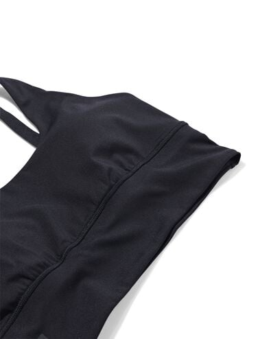 Sport-BH mit Unterst&uuml;tzung Light, b&uuml;gellos schwarz schwarz - 21700255BLACK - HEMA