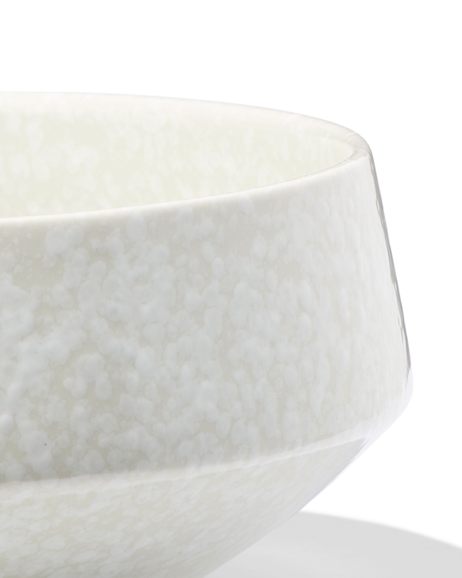 saladier ⌀21x8cm fa&iuml;ence mouchet&eacute; vert - 9650414 - HEMA