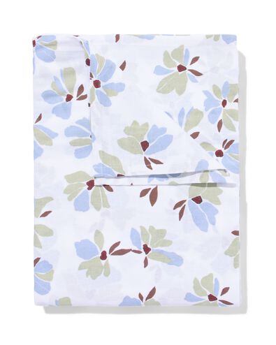 nappe XL 320x145cm coton fleurs vert-bleu - 5300084 - HEMA