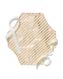 papier d’emballage en tissu réutilisable S rayures or - 14760014 - HEMA