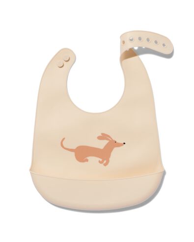 bavoir avec bac beige avec chien - 33304730 - HEMA