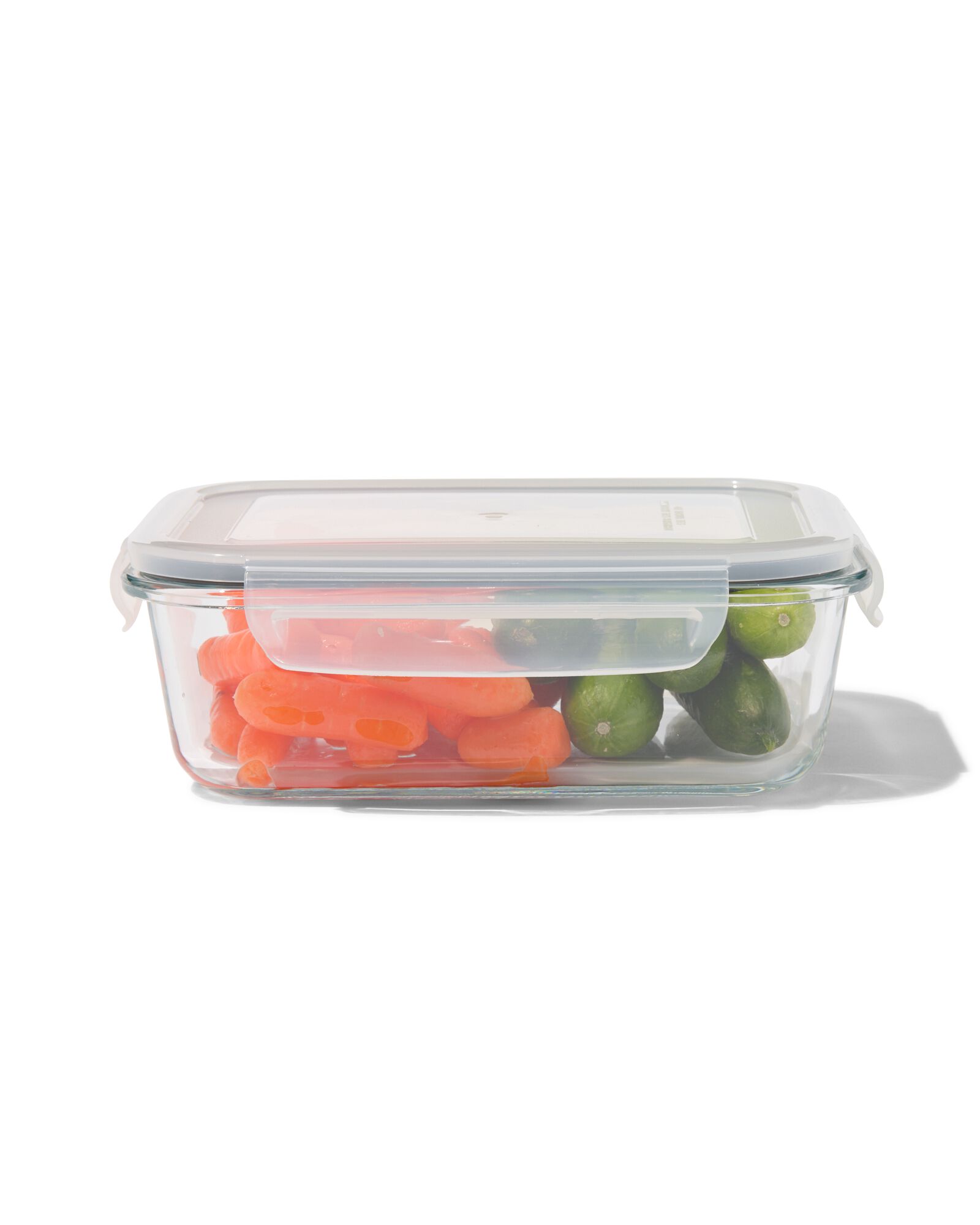 glazen clipdoos 1L - 80810291 - HEMA