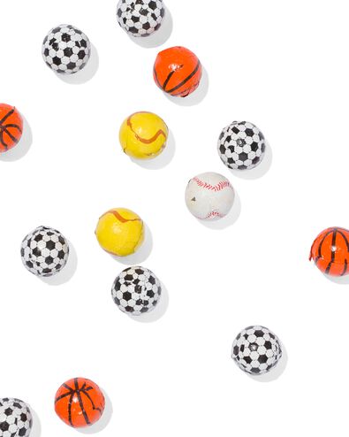 melkchocolade sportballen in netje 80gram - 24472230 - HEMA