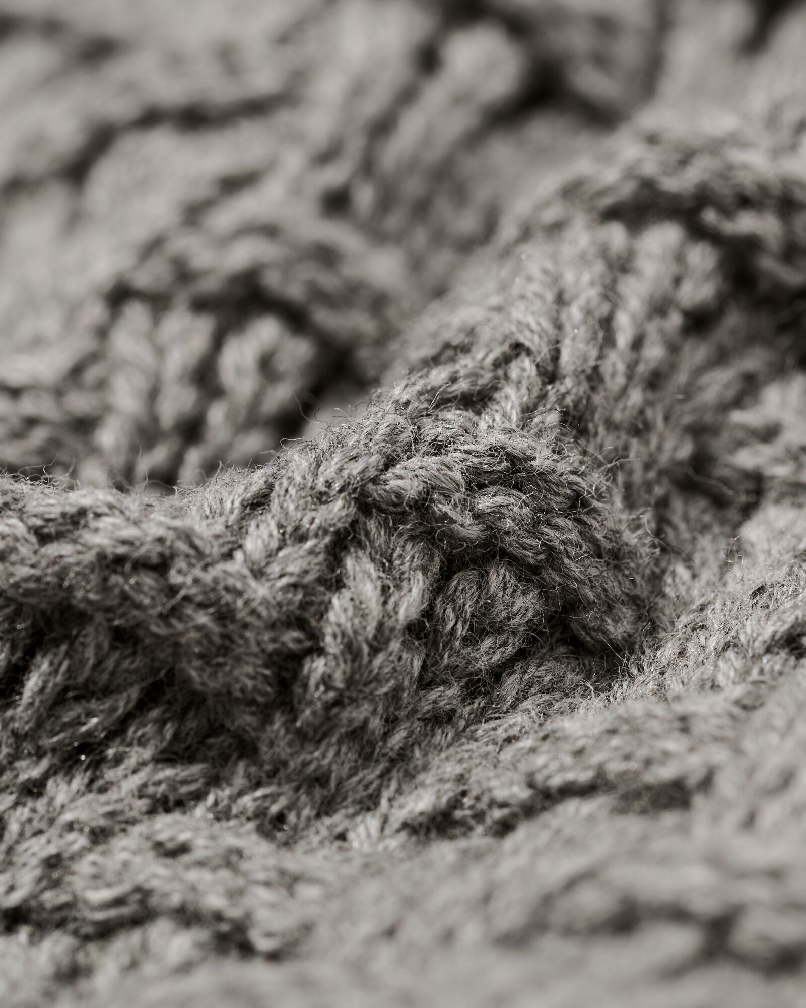 gilet ajour&eacute; nouveau-n&eacute; gris chin&eacute; - 33428320GREYMELANGE - HEMA