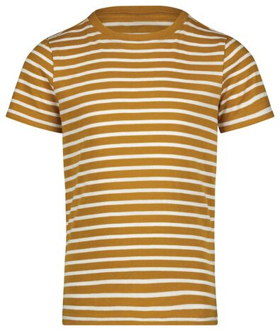 Kinder-T-Shirt, Streifen braun braun - 1000023135 - HEMA