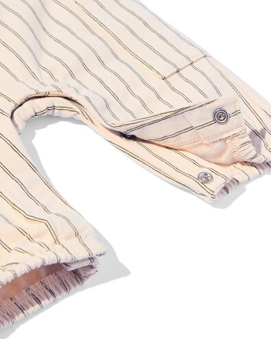 barboteuse &eacute;volutive nouveau-n&eacute; rayures &eacute;cru &eacute;cru - 33447220ECRU - HEMA