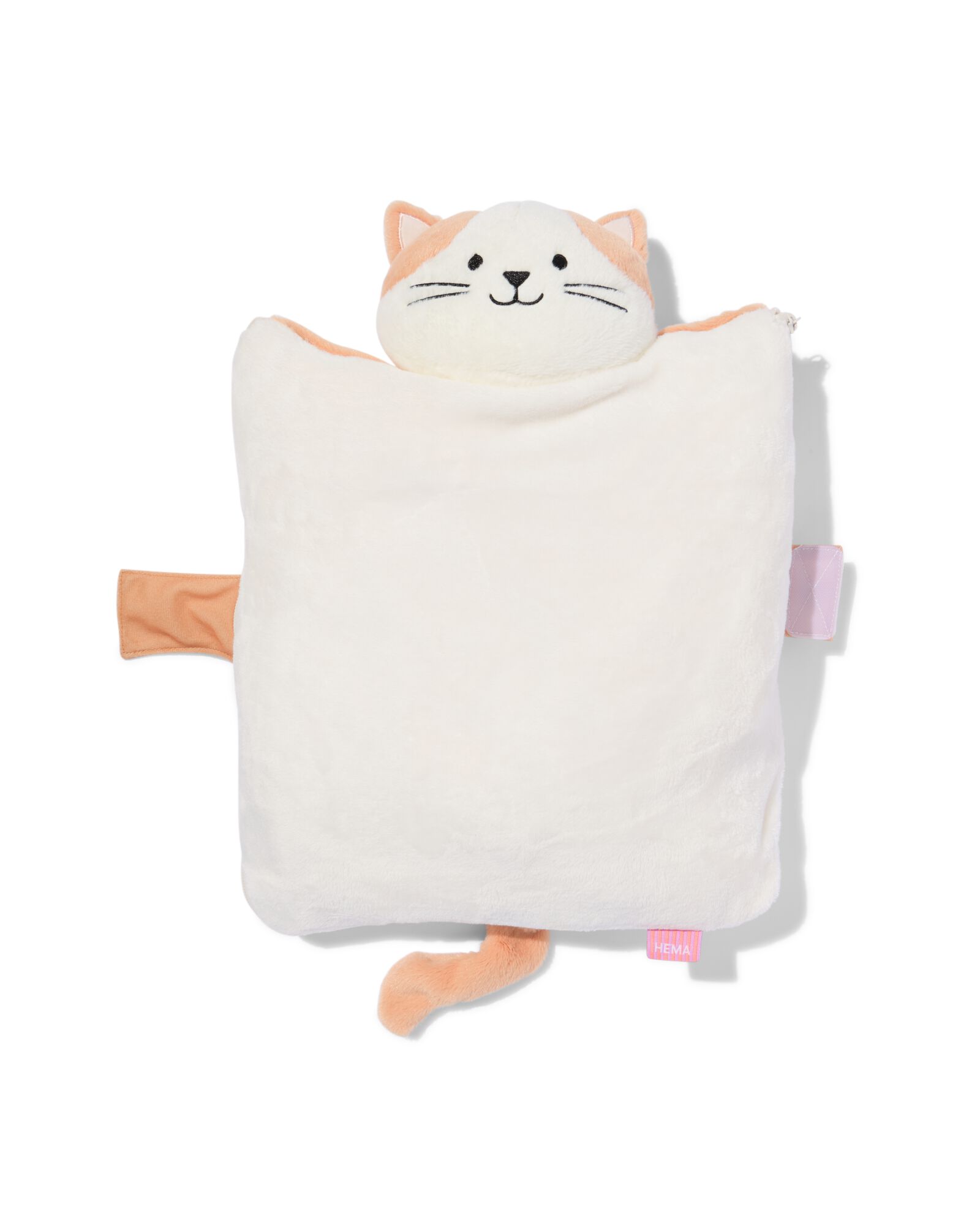 coussin peluche avec plaid chat - 61110432 - HEMA