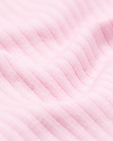 t-shirt c&ocirc;tel&eacute; fleurs b&eacute;b&eacute; - lot de 2 rose - 33040770PINK - HEMA