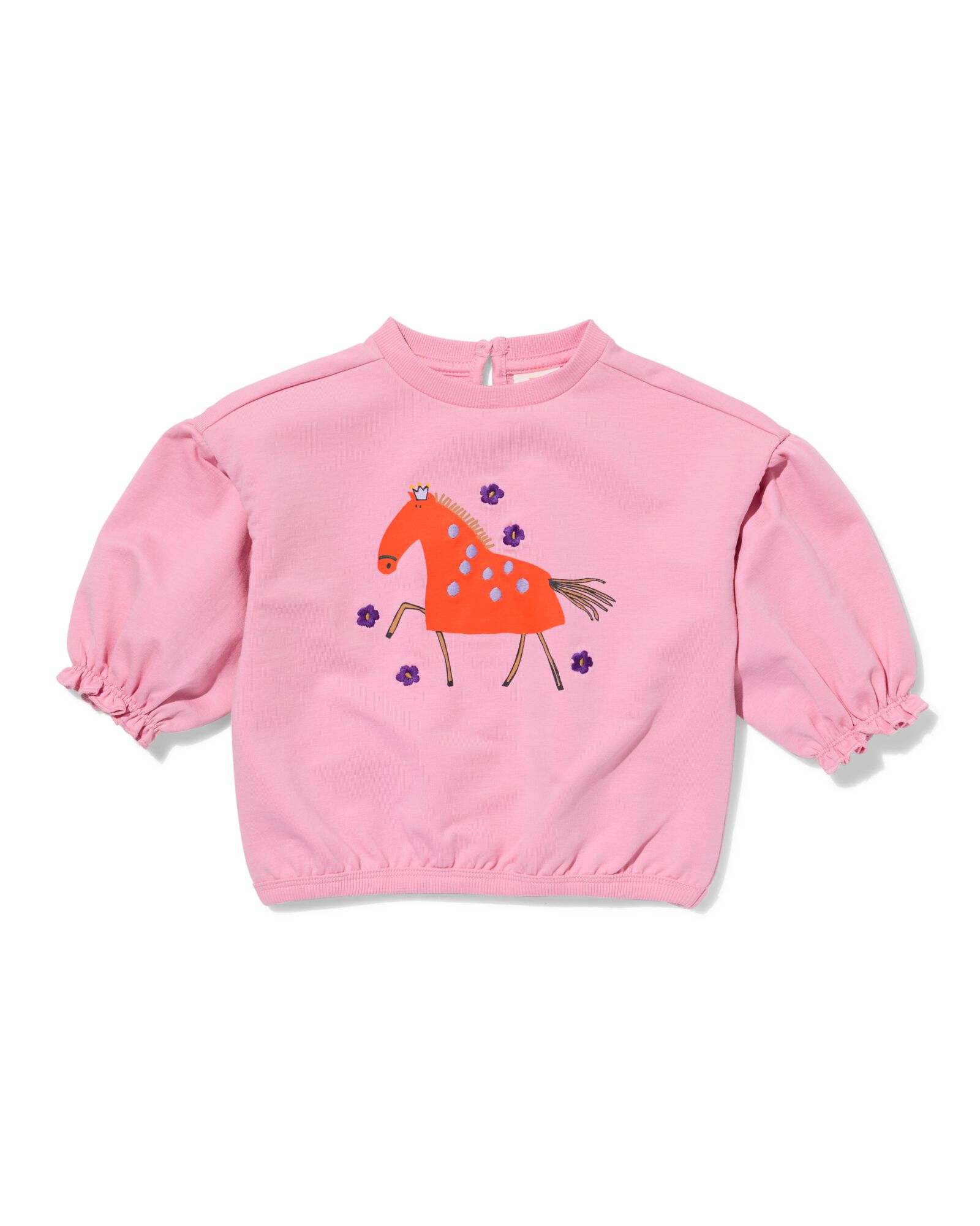 sweat b&eacute;b&eacute; cheval rose rose - 33039670PINK - HEMA