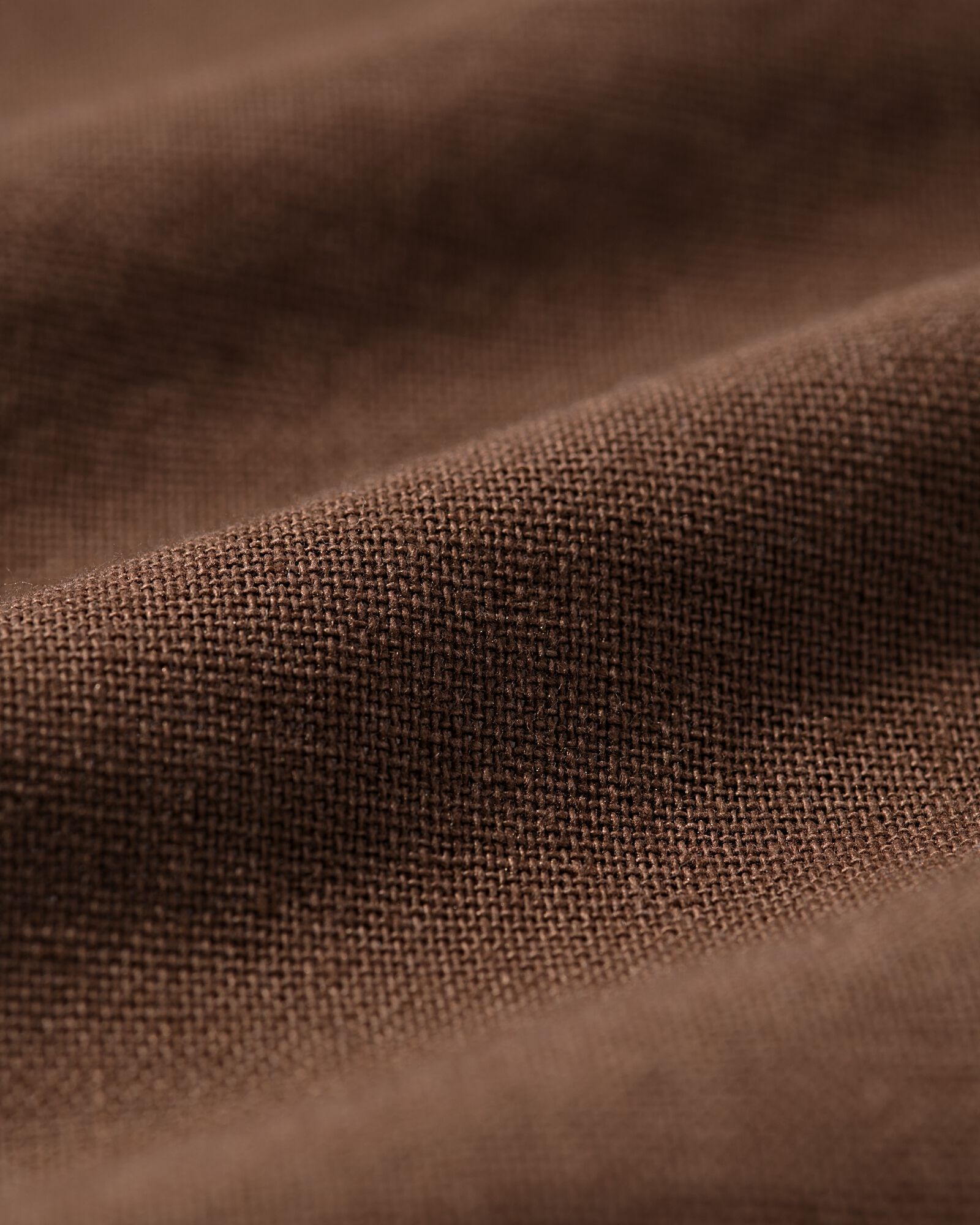 nappe XL 320x145cm coton marron fonc&eacute; - 5300164 - HEMA