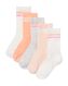 5er-Pack Kinder-Socken, mit Baumwolle weiß 31/34 - 4310248 - HEMA