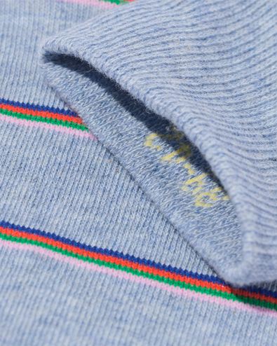 Herren-Socken, mit Baumwollanteil, Streifen blau blau - 4152675BLUE - HEMA