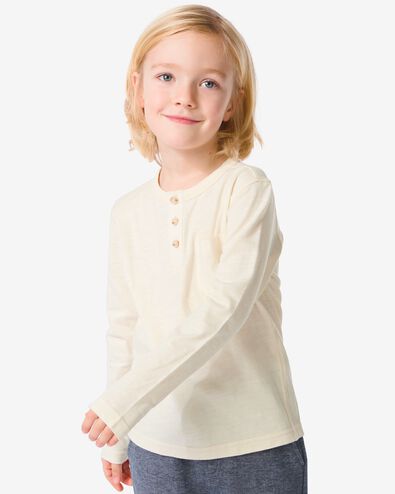 t-shirt enfant beige 122/128 - 30778354 - HEMA