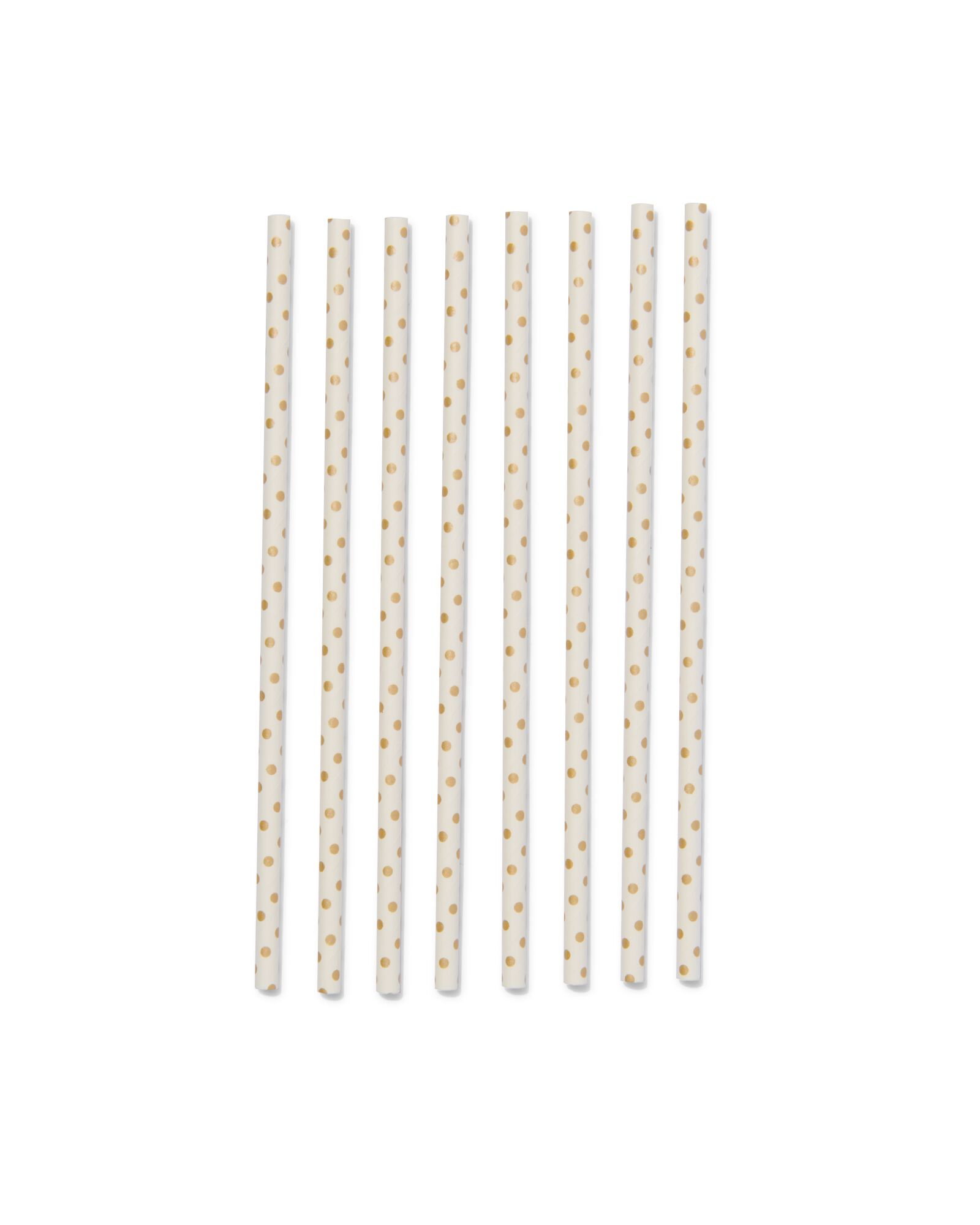papieren rietjes goud 20cm - 20 stuks - 14280213 - HEMA