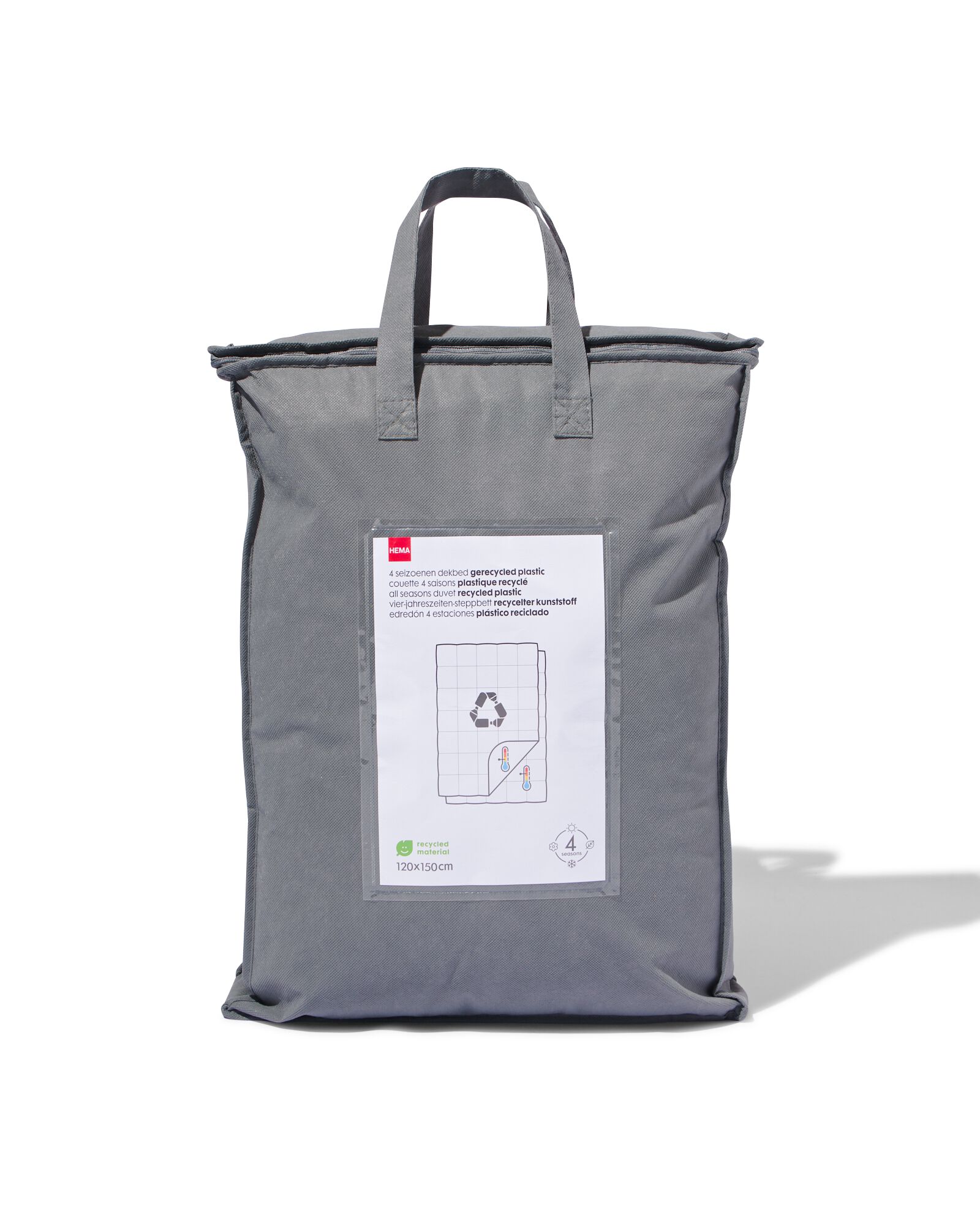 4-seizoenen peuter dekbed rPET 120x150 - 5520006 - HEMA