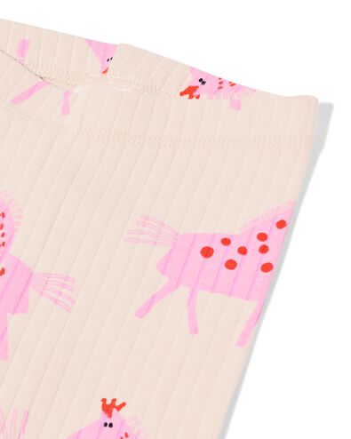 Ensemble vêtements bébé chevaux rose rose - 33041370PINK - HEMA