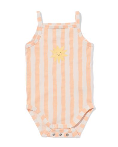 Mitwachsender Baby-Strampler, gestreift pfirsich pfirsich - 33303260PEACH - HEMA
