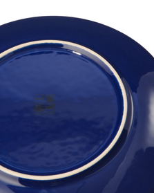 Frühstücksteller Porto, 23 cm, reaktive Glasur, weiß/blau - 9602251 - HEMA