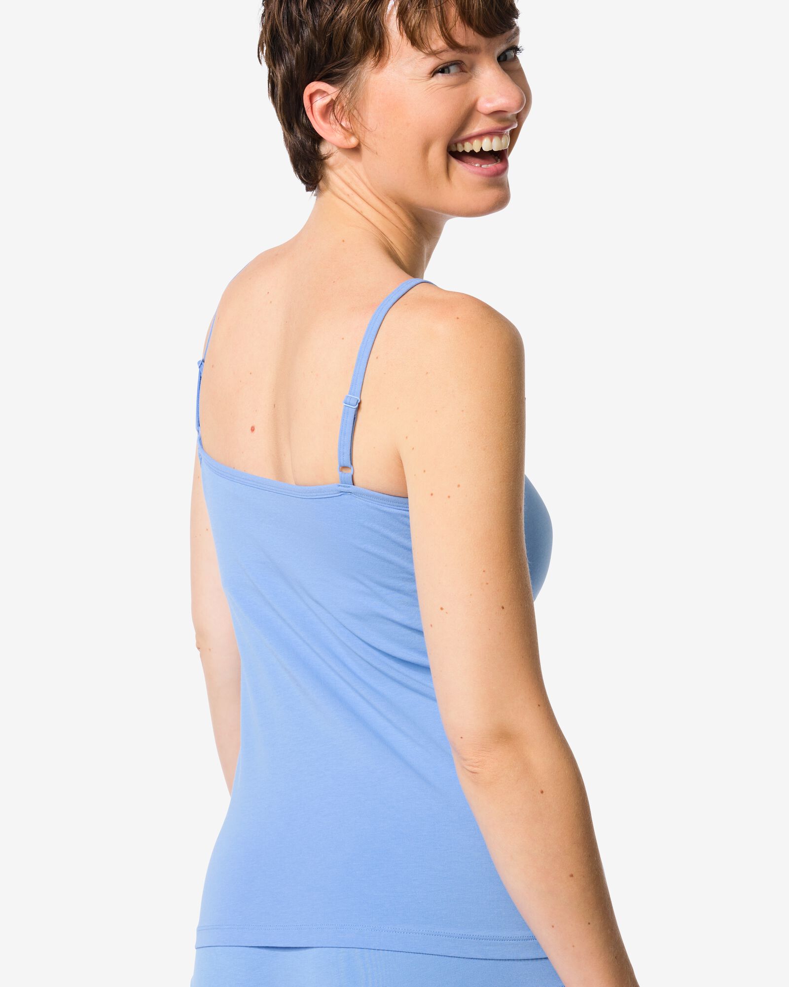 d&eacute;bardeur femme &agrave; bonnets int&eacute;gr&eacute;s bleu XS - 19603150 - HEMA