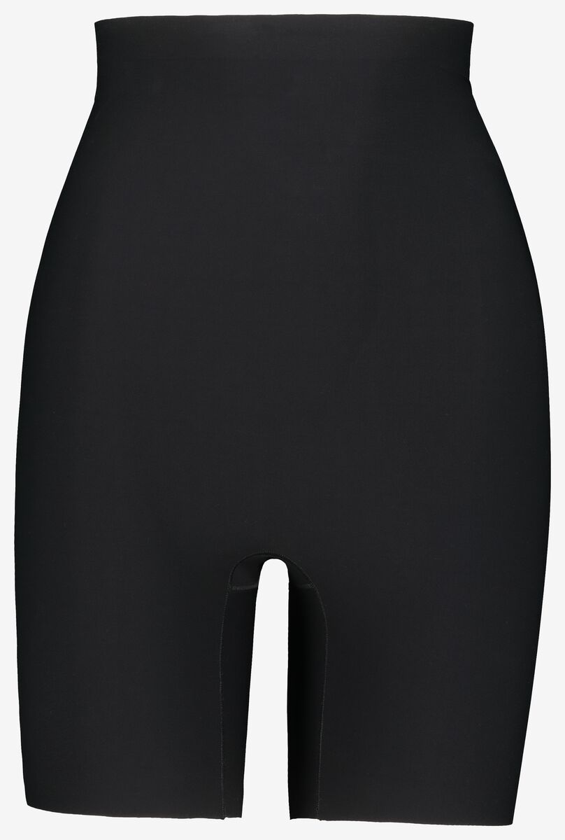 Damen-Radlerhose, Second Skin, hohe Taille schwarz M - 21580172 - HEMA