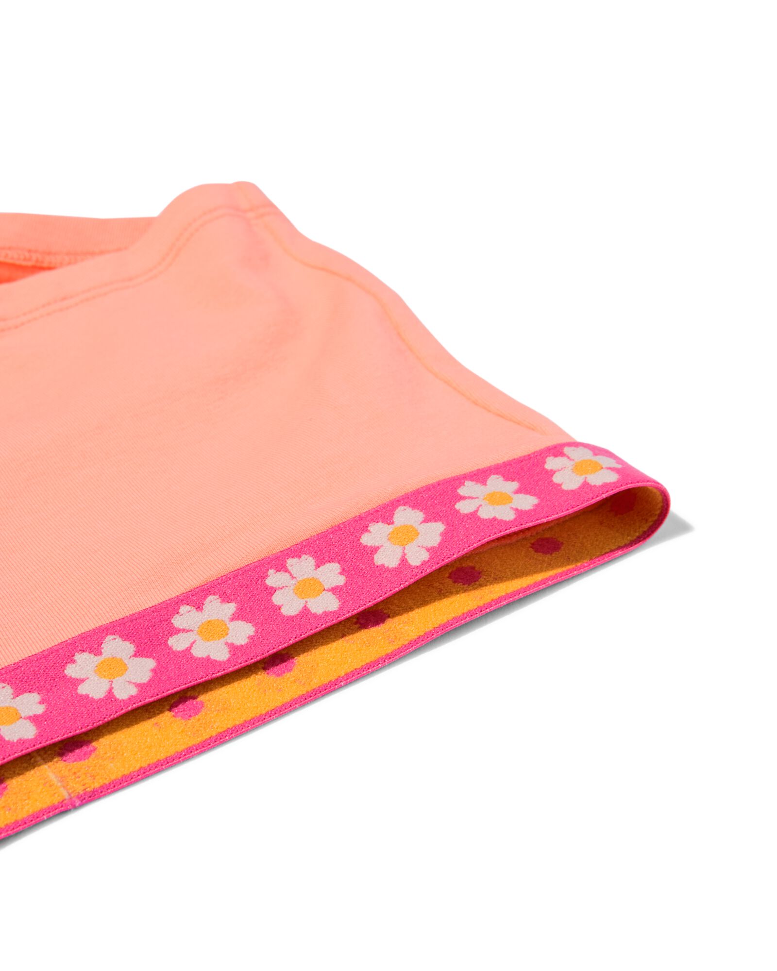 kinderhipsters bloemen - 2 stuks perzik perzik - 19302260PEACH - HEMA