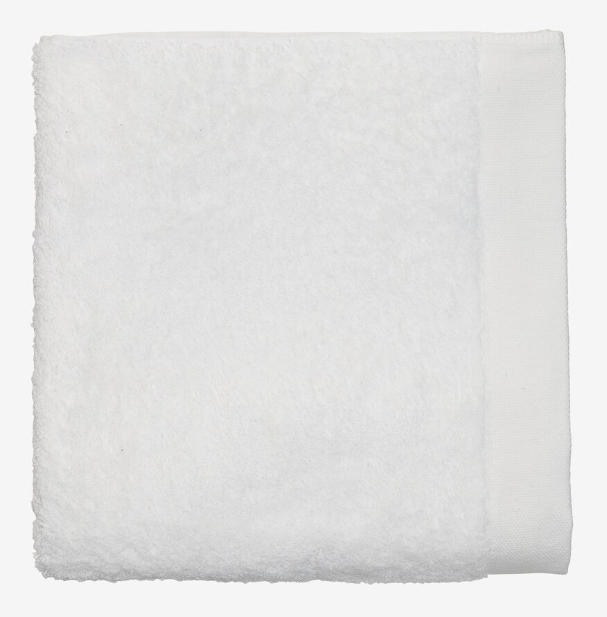 serviette de bain - 60x110 cm - ultra doux - blanc blanc serviette 60 x 110 - 5217001 - HEMA