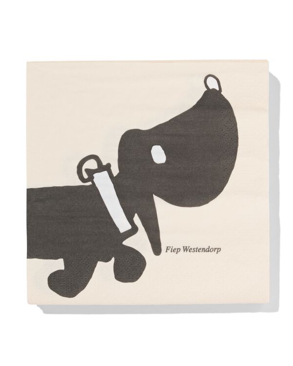 serviettes de table takkie 33 x 33 en papier - 20 pi&egrave;ces - 14200276 - HEMA