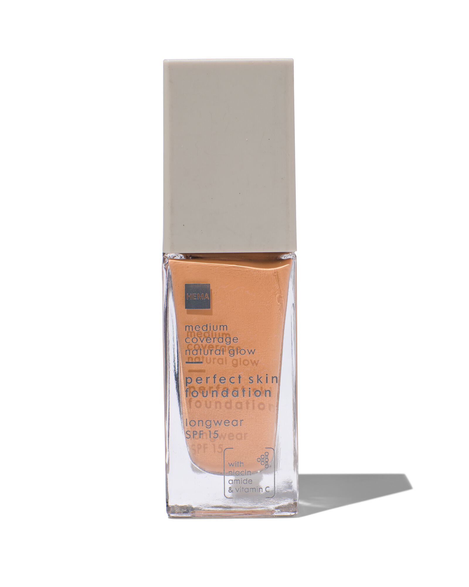 Perfect Skin Foundation, LSF 15, 08 Peach Neutral - 11290358 - HEMA