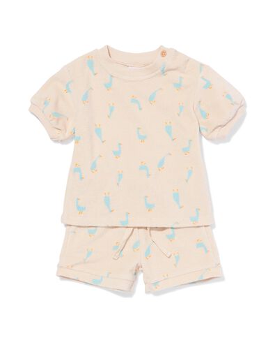 Newborn-Bekleidungsset, Frottee, Enten ecru ecru - 33418620ECRU - HEMA
