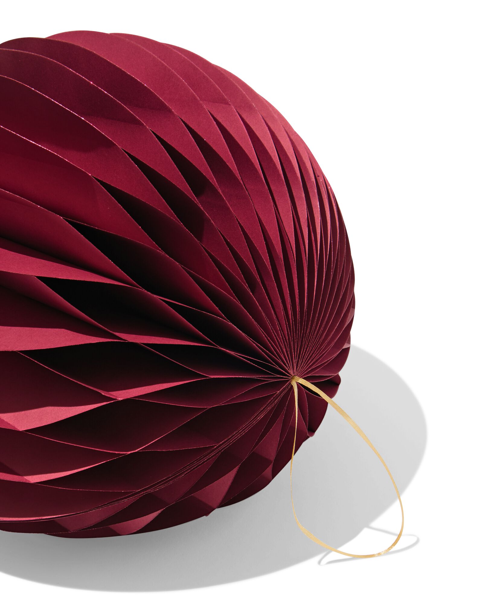 boule nid d'abeille 35cm papier dor&eacute; - 25100291 - HEMA