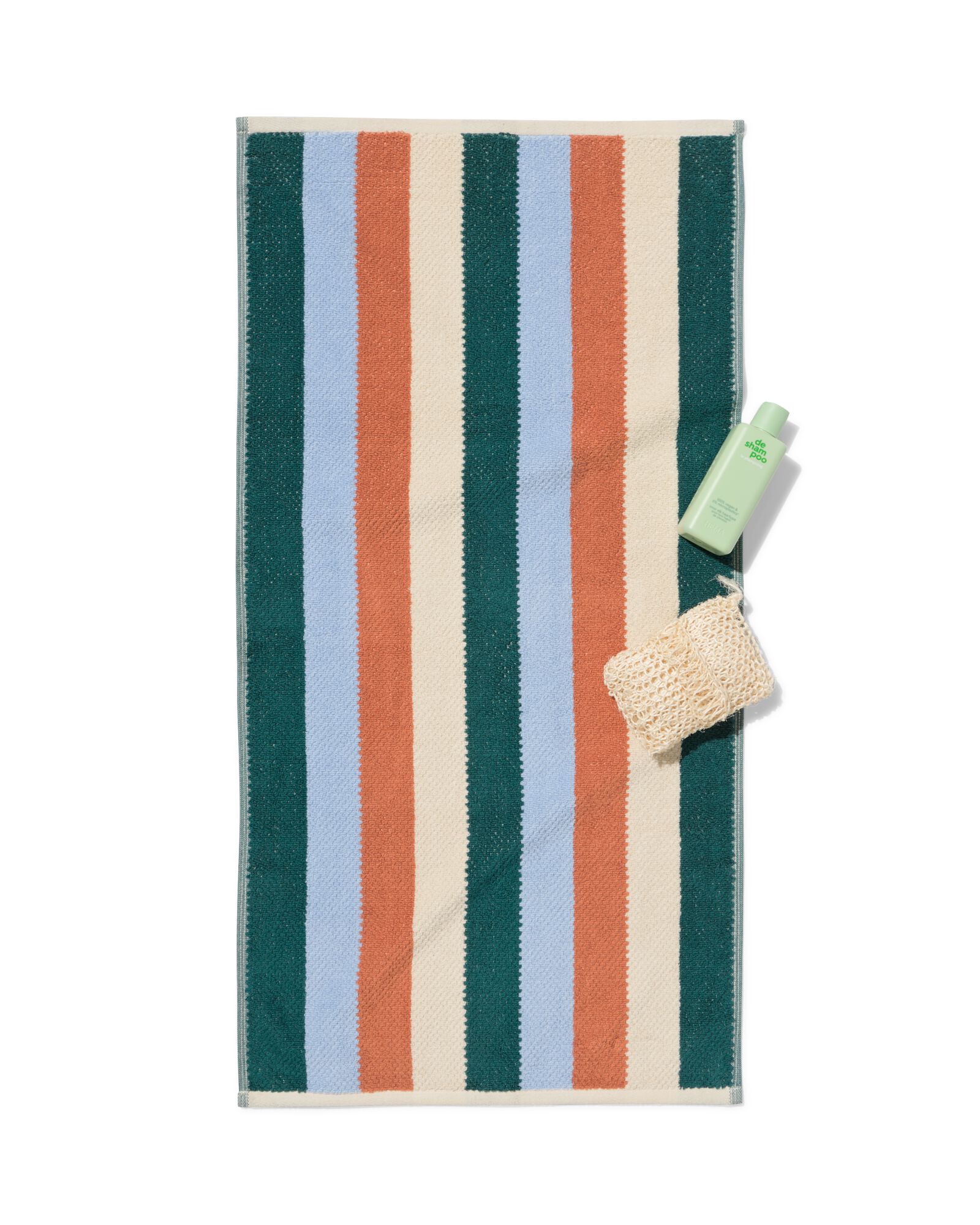 serviette de bain 2&egrave;me vie coton recycl&eacute; multi - 2000000383 - HEMA