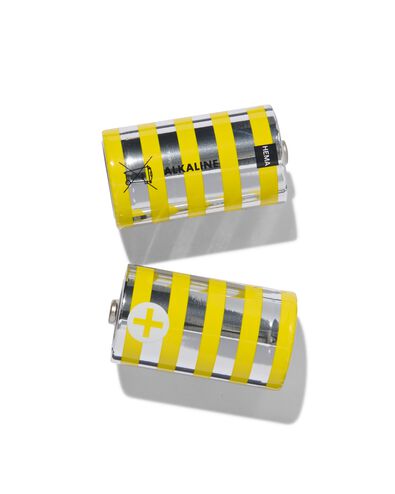 D alkaline batterijen - 2 stuks - 41290262 - HEMA