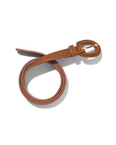 ceinture femme daim 1,8cm marron - 1000029985 - HEMA