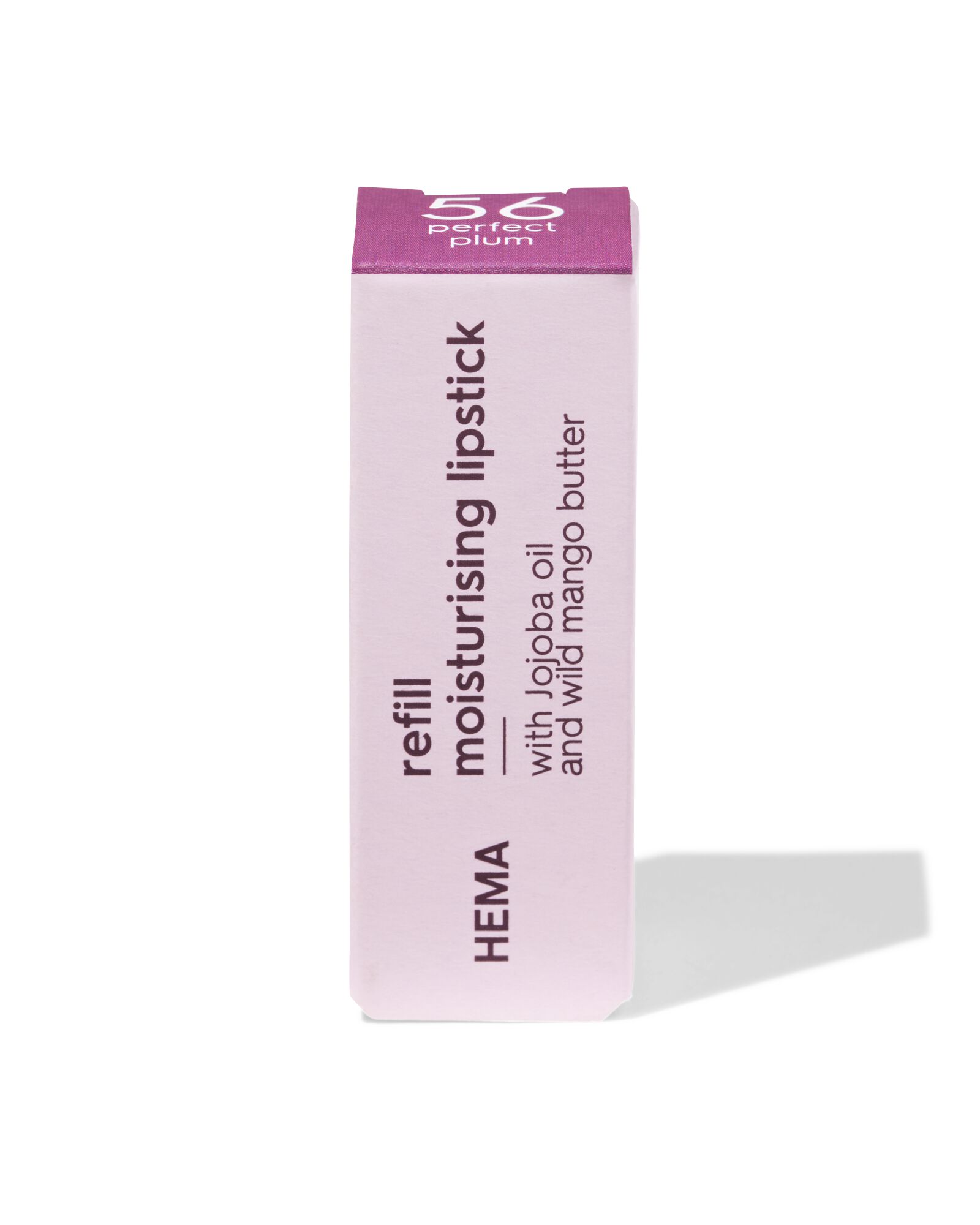 navulling moisturising lipstick 56 perfect plum - creamy - 11230456 - HEMA