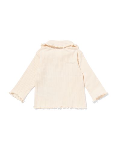 t-shirt b&eacute;b&eacute; ajour&eacute; papillon &eacute;cru &eacute;cru - 33076170ECRU - HEMA