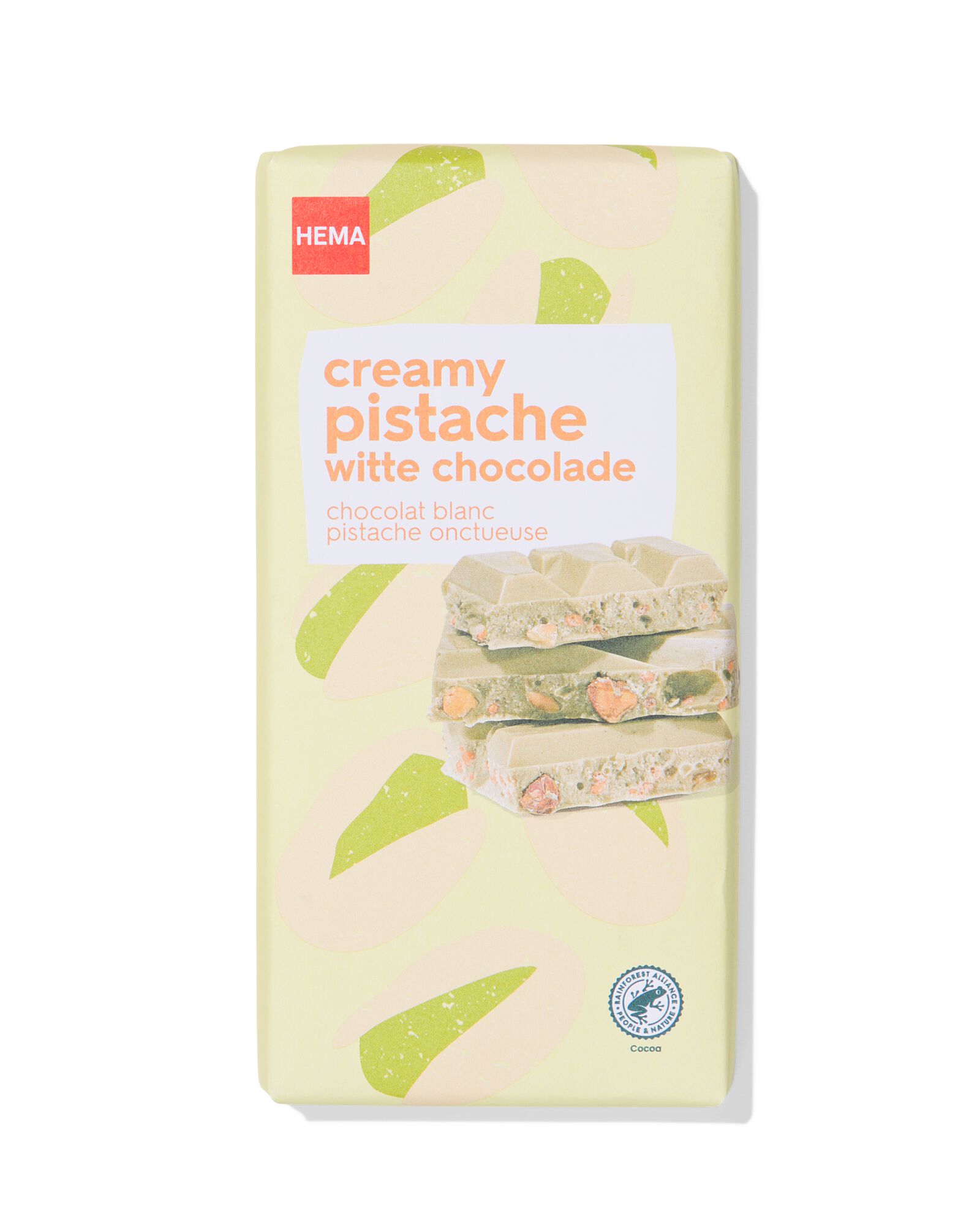 tablette de chocolat blanc &agrave; la pistache 180 g - 10350050 - HEMA