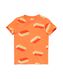 t-shirt enfant orange tompouce - 30828146 - HEMA