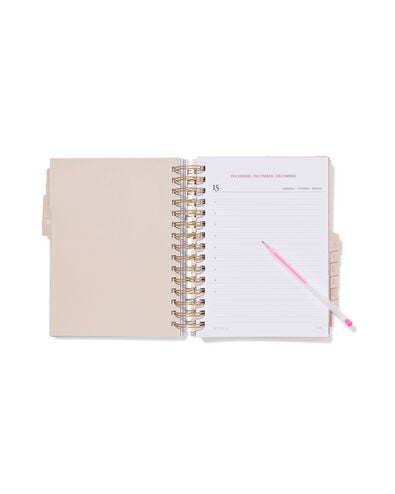 agenda scolaire sassy me 2026-2027 18x21,7x3,5cm lunes - 14505656 - HEMA