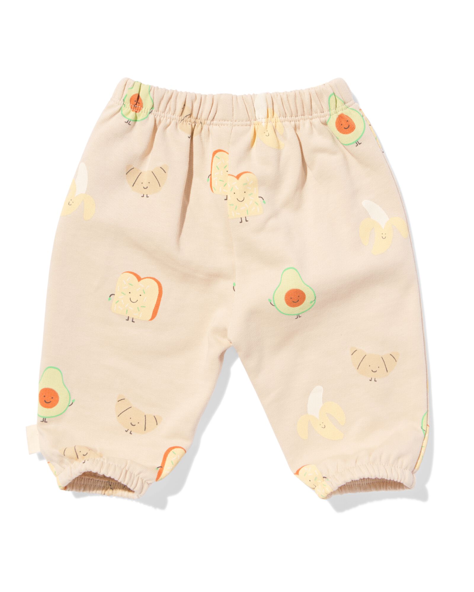 newborn broek ontbijt ecru ecru - 33445120ECRU - HEMA