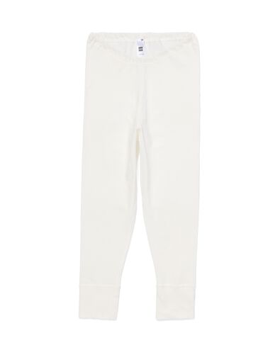 pantalon thermo enfant blanc blanc - 1000001504 - HEMA