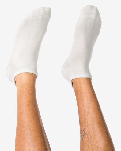 socquettes bambou homme blanc blanc - 4120450WHITE - HEMA