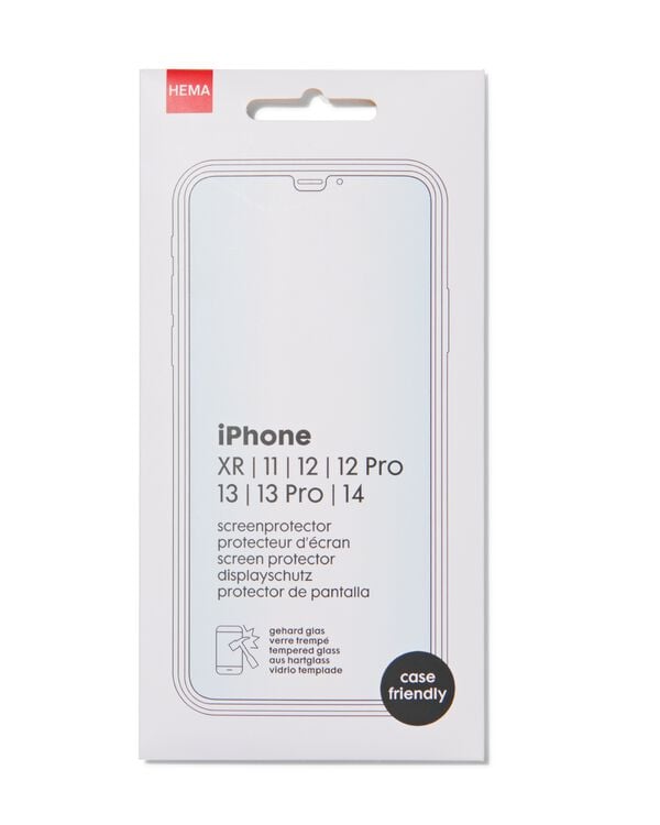 protecteur d&rsquo;&eacute;cran pour iPhone XR/11/12/12Pro/13/13Pro - 39630138 - HEMA
