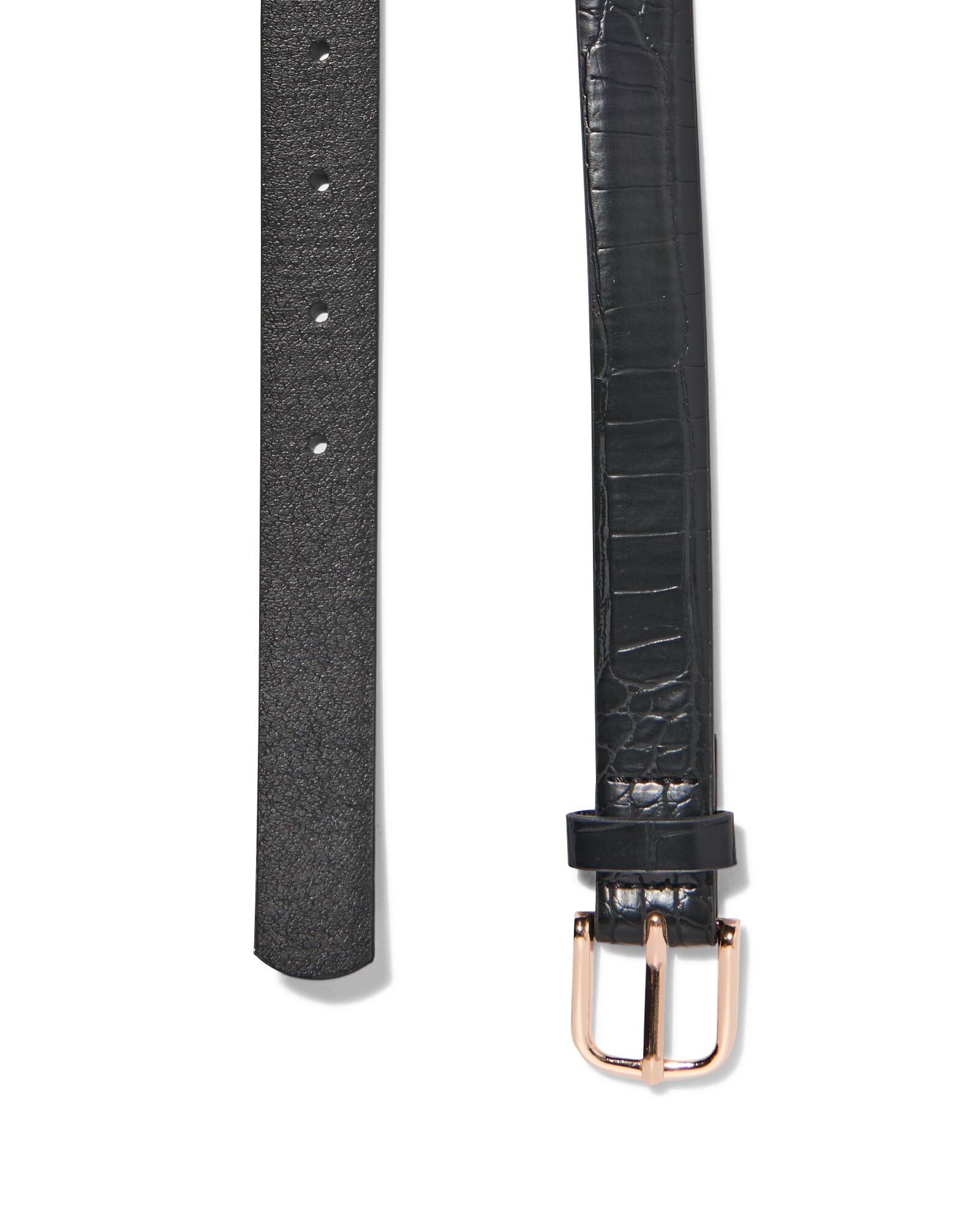 ceinture femme &agrave; imprim&eacute; animal 2,3cm noir noir - 1000029988 - HEMA