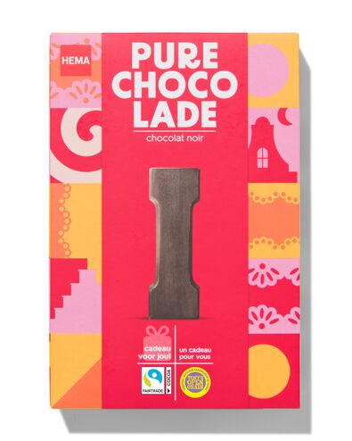 lettre en chocolat noir I 140g - 24402109 - HEMA